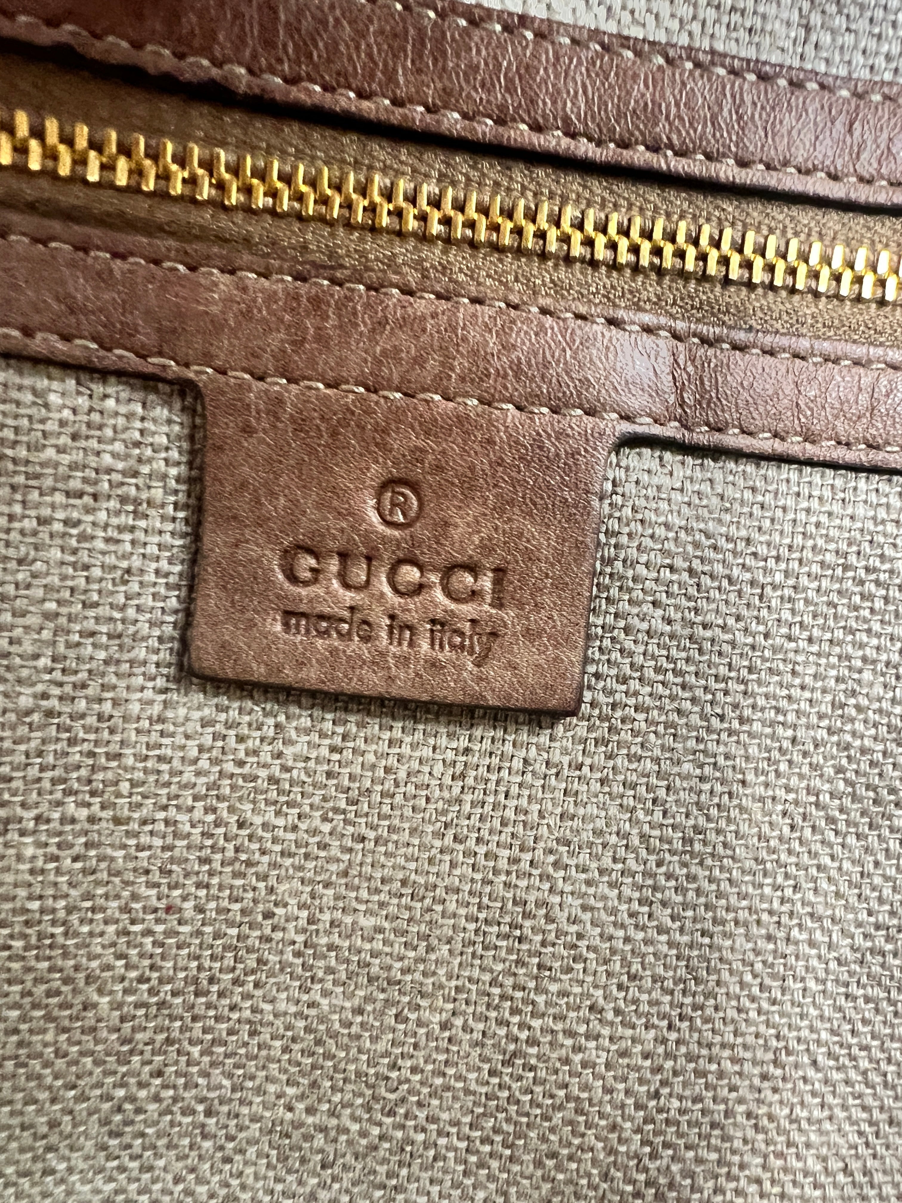 Gucci Bamboo Tassel Tote in Medium Brown Guccissima Leather