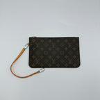 Louis Vuitton Neverfull Pouch – Monogram Canvas – Authentic Pre-owned Wristlet Clutch