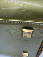 Louis Vuitton Monogram Vernis Soufflot / Tompkins Square Satchel in Bronze