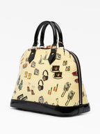 Louis Vuitton Monogram Vernis "Stickers" Alma PM