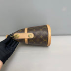 Louis Vuitton Monogram Canvas Duffle Bucket Bag with S-Lock Hardware