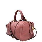 Gucci Micro Guccissima Joy Boston Bag Pink Calfskin Leather