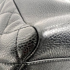 Chanel Grand Shopping Tote (GST) in Black Caviar Leather with Gold Hardware