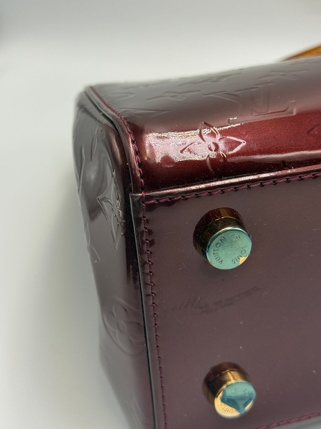 Louis Vuitton ( 2011 ) Brea MM Monogram Vernis Leather Bag – Cherry