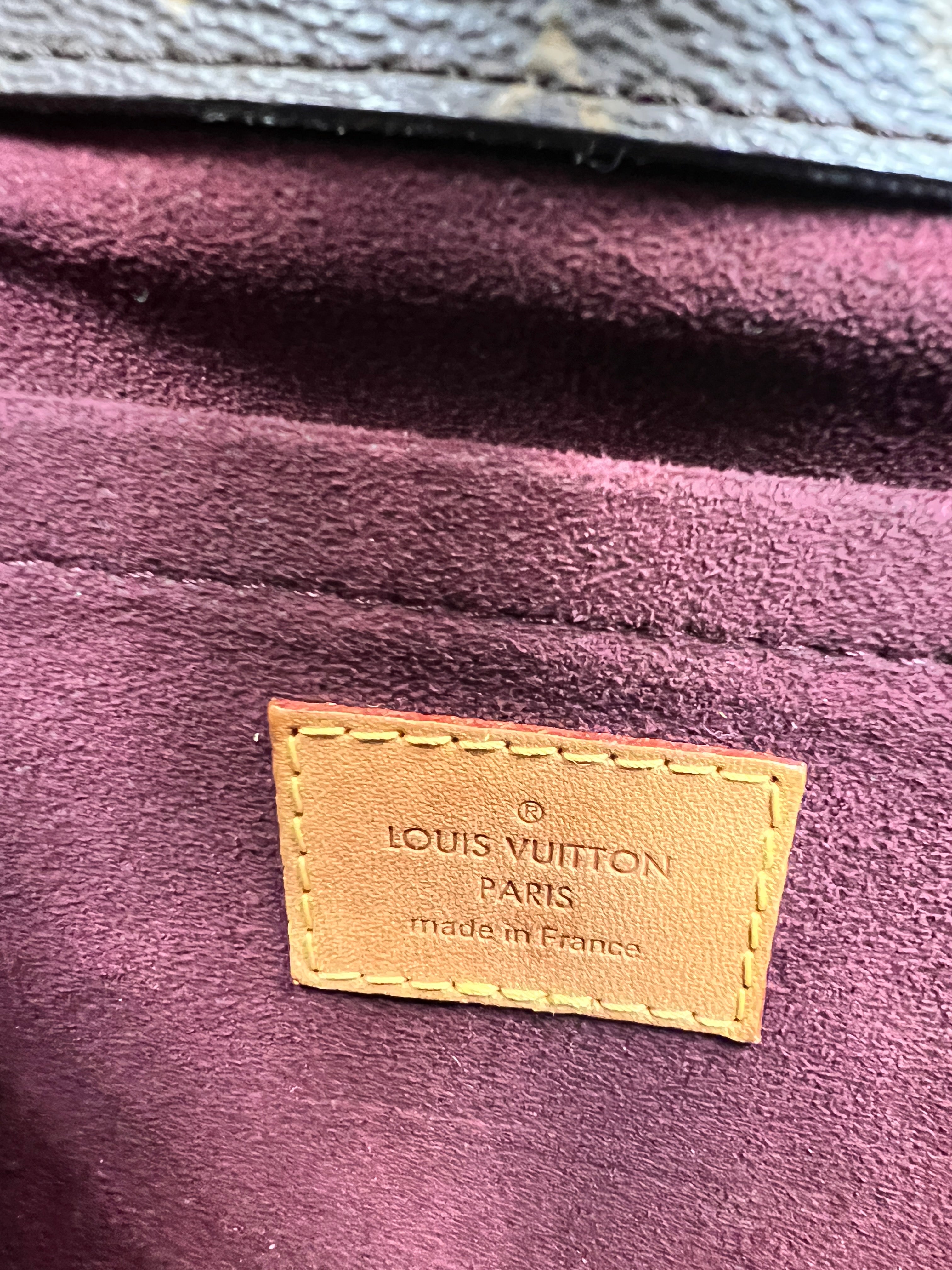 Louis Vuitton Montaigne BB Monogram Canvas Top Handle Bag