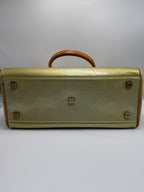 Louis Vuitton Monogram Vernis Soufflot / Tompkins Square Satchel in Bronze