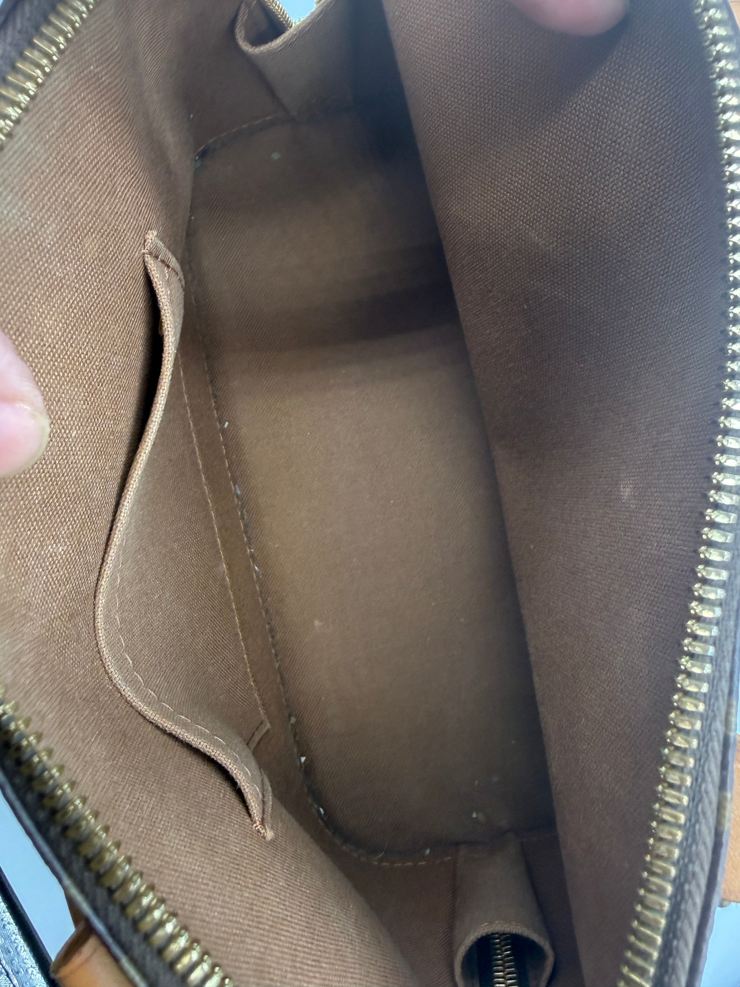 Louis Vuitton Alma BB Monogram Canvas Satchel Bag