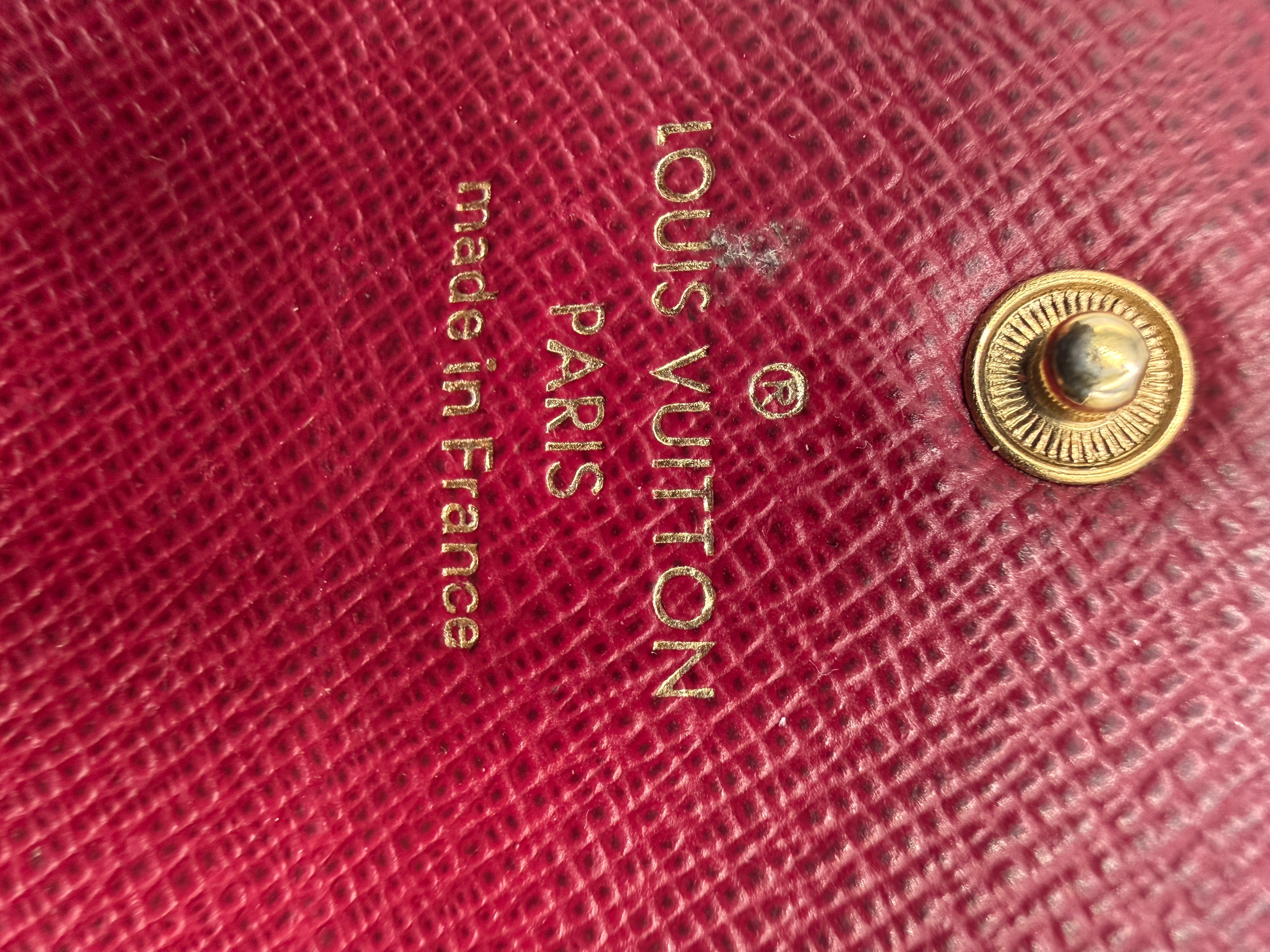 Vintage Louis Vuitton Monogram 6-Key Holder - Pink Taiga Leather Interior