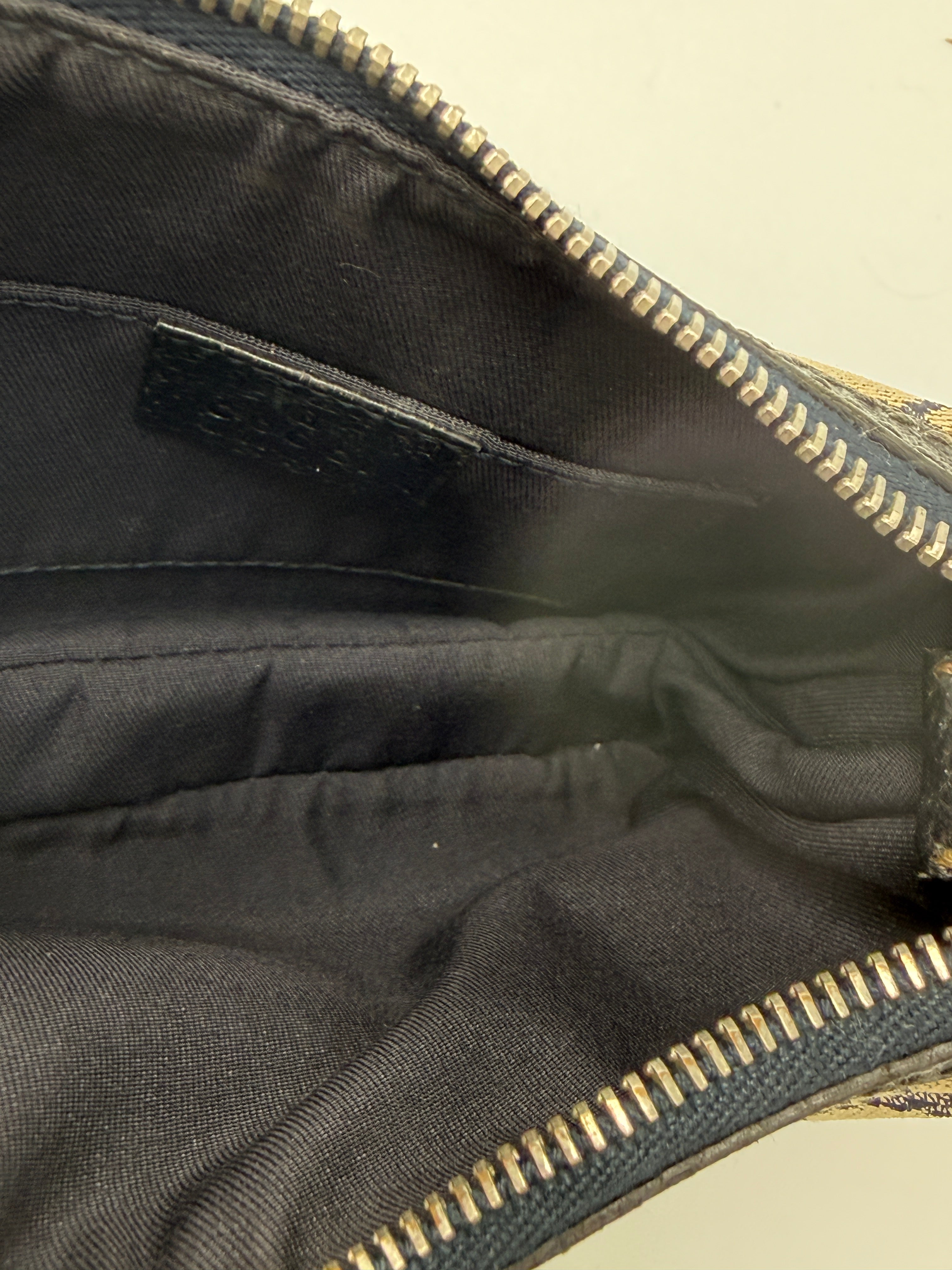 Vintage Gucci GG Canvas Pochette - Beige Monogram Mini Bag