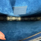 Gucci Dionysus GG Supreme Blooms Medium Shoulder Bag Blue