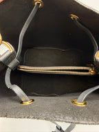 Louis Vuitton NéoNoé MM Monogram Canvas with Coquelicot Black Trim