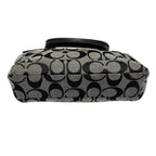 Coach Mini Kelsey Signature Canvas Black/Smoke Satchel