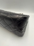 Pre-owned Chanel Black 2.55 Reissue Classic Flap Bag