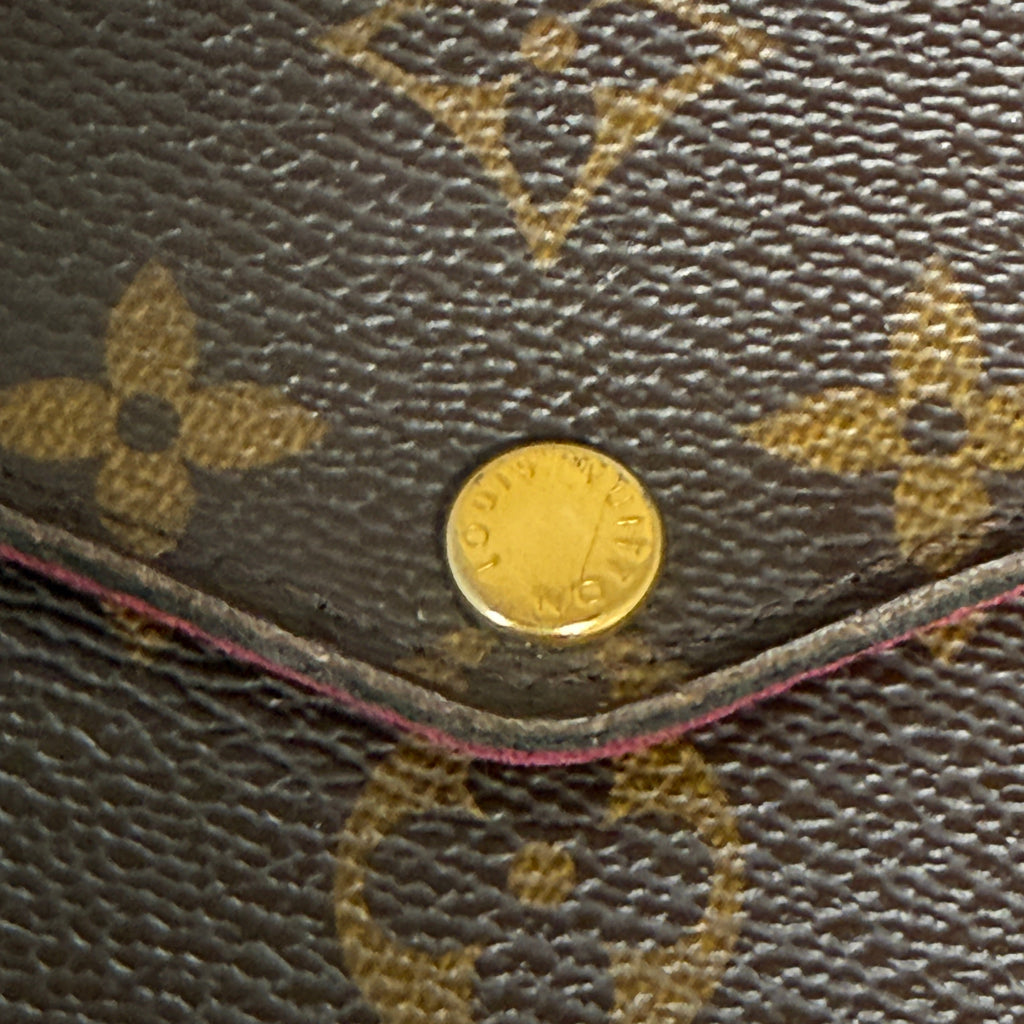 Pre-owned Louis Vuitton Félicie Pochette – 2017- Monogram Canvas –  3-in-1 Chain Wallet