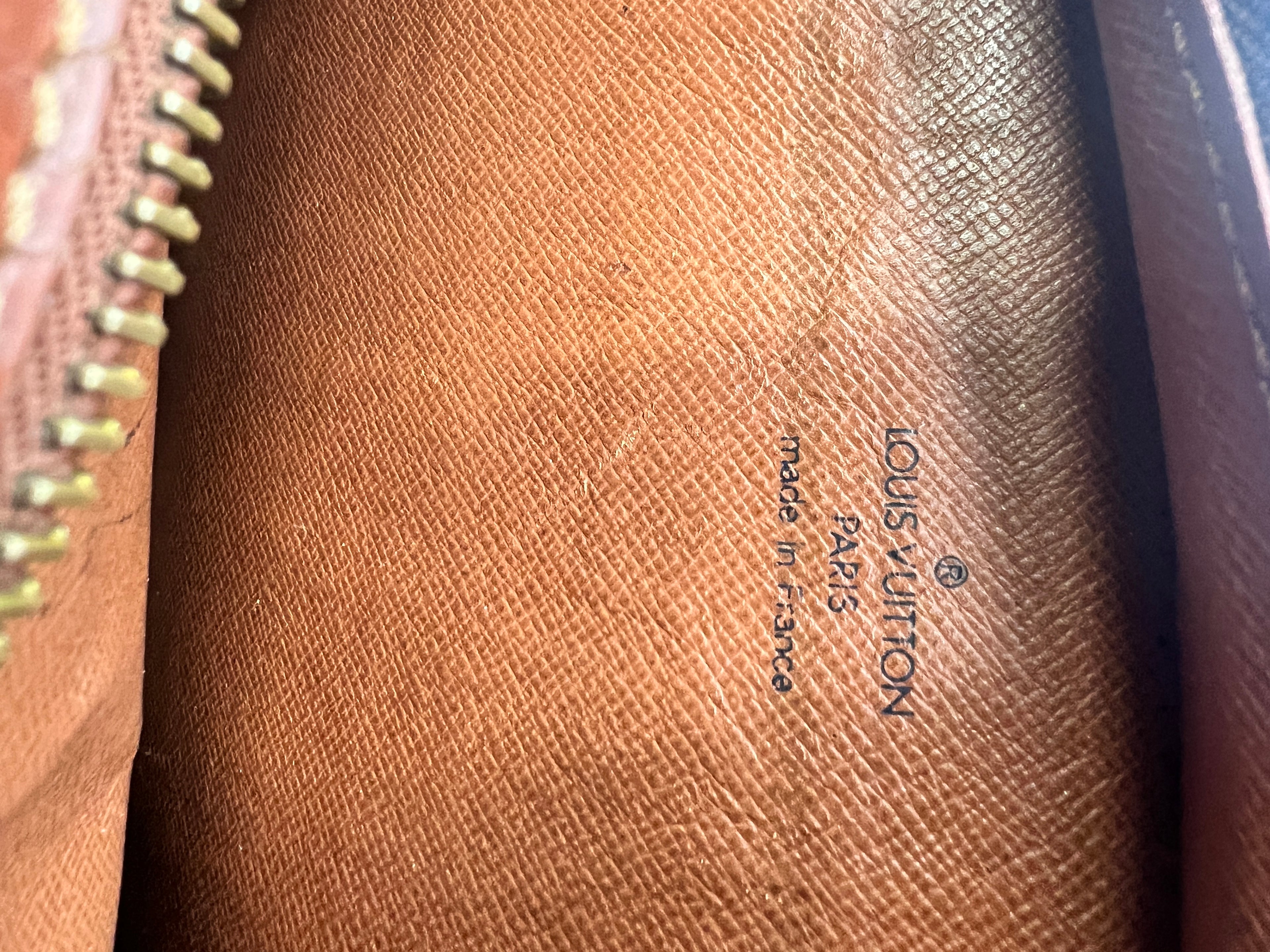 Louis Vuitton Vintage Monogram Canvas Homme Pouch / Men's Clutch Bag