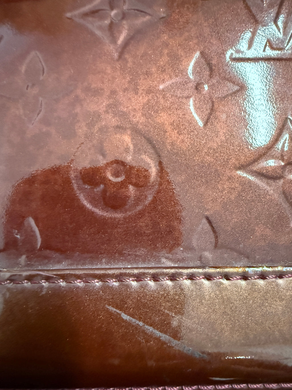Louis Vuitton Monogram Vernis Alma PM Rouge Fauviste