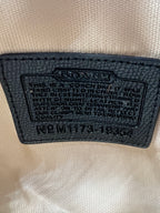 Coach Mini Kelsey Signature Canvas Black/Smoke Satchel