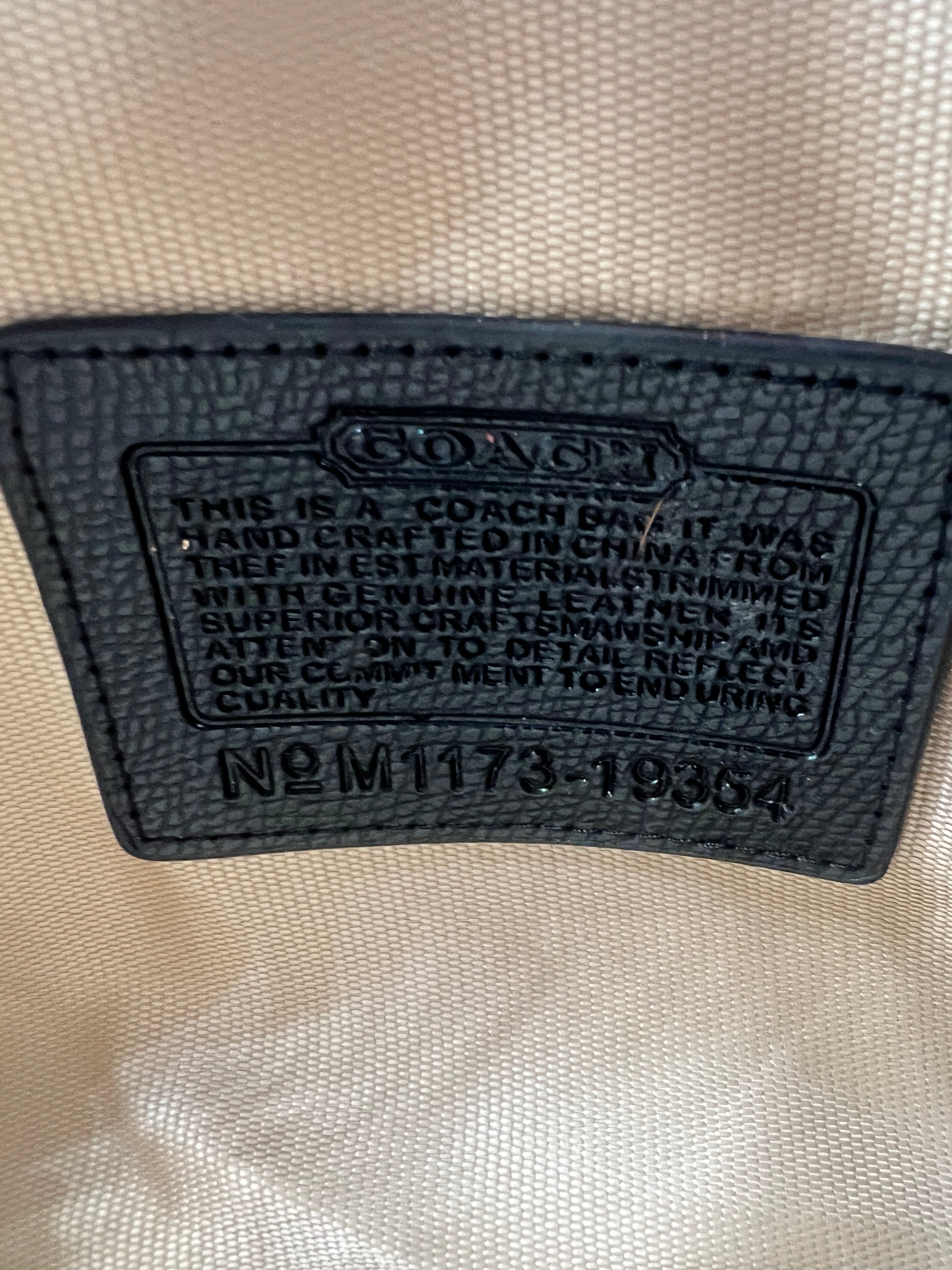 Coach Mini Kelsey Signature Canvas Black/Smoke Satchel