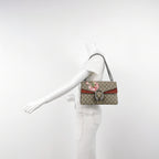 Gucci Dionysus GG Supreme Blooms Medium Shoulder Bag Red