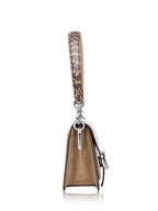 Coach Tabby Shoulder Bag 26 – Chalk & Taupe Leather with Snakeskin Trim