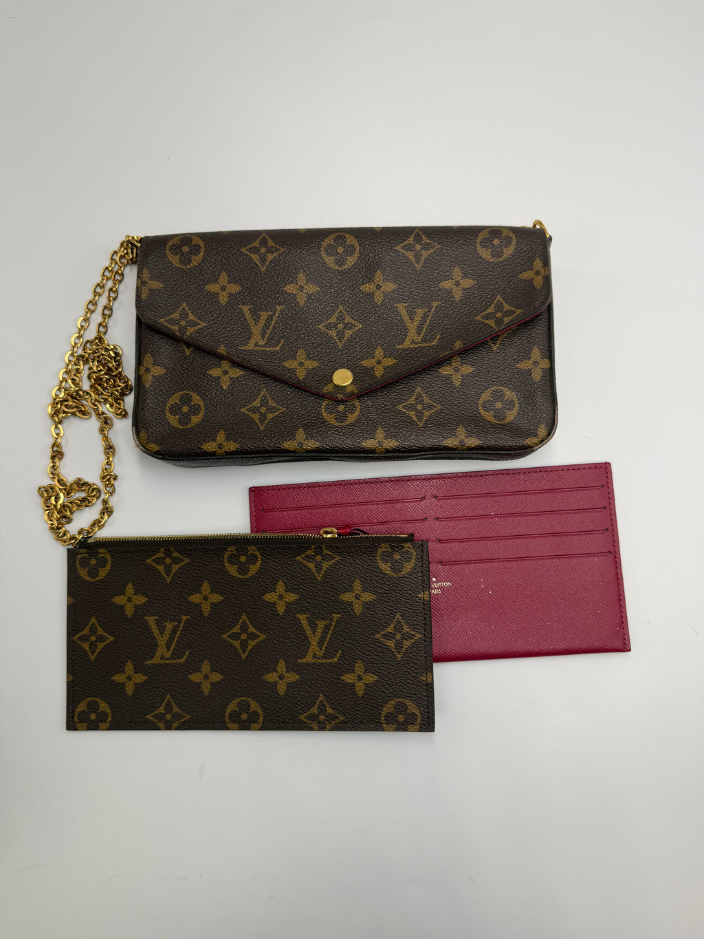 Louis Vuitton Félicie Pochette (SO1107) in Monogram Canvas - Preloved