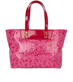 Louis Vuitton x Takashi Murakami Limited Edition Pink Shiny Leather Cosmic Blossom Tote GM