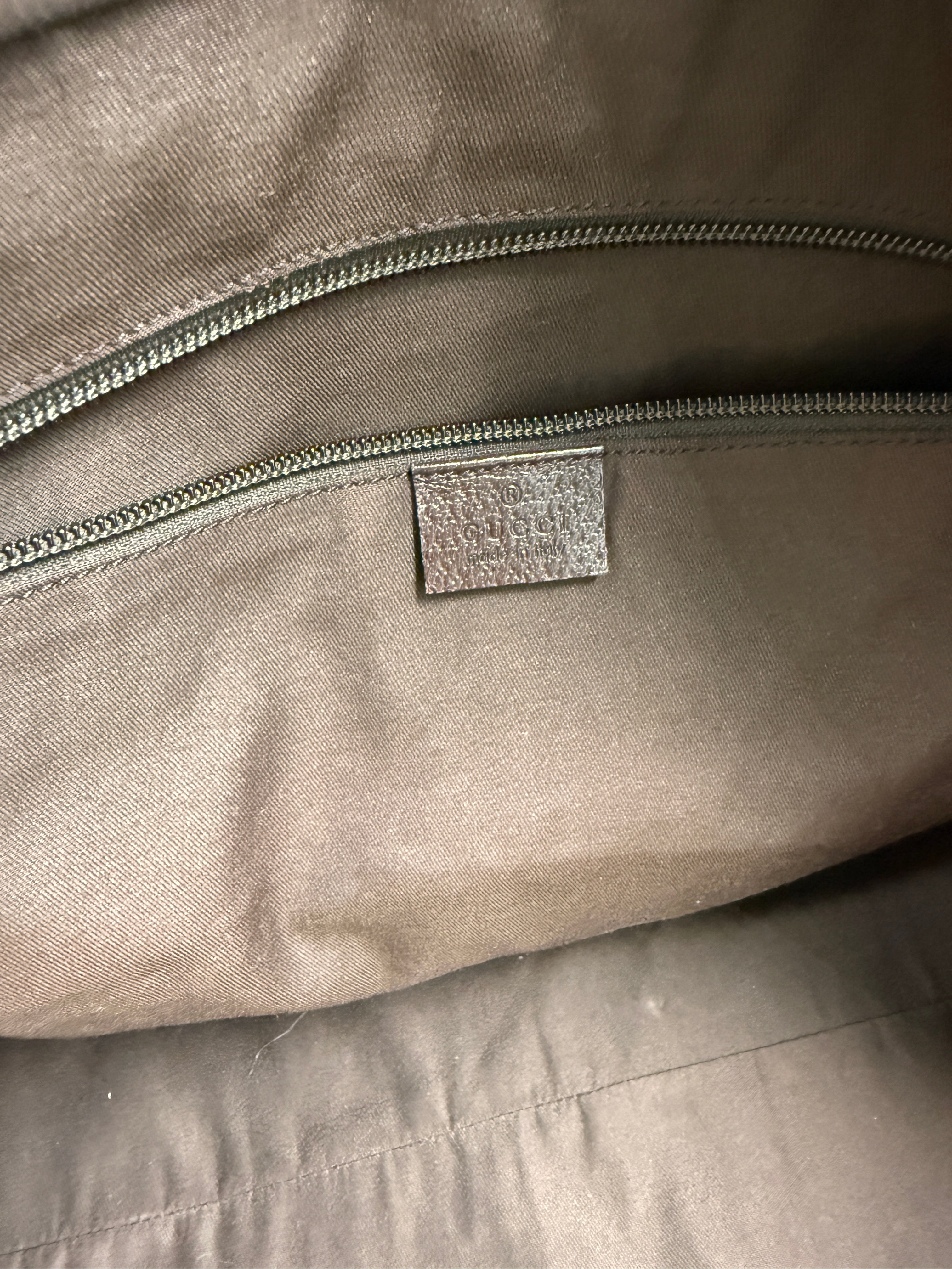 Gucci Vintage Princy Web Shoulder Bag in GG Canvas