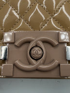 Chanel Beige Leboy Medium Crossbody Bag