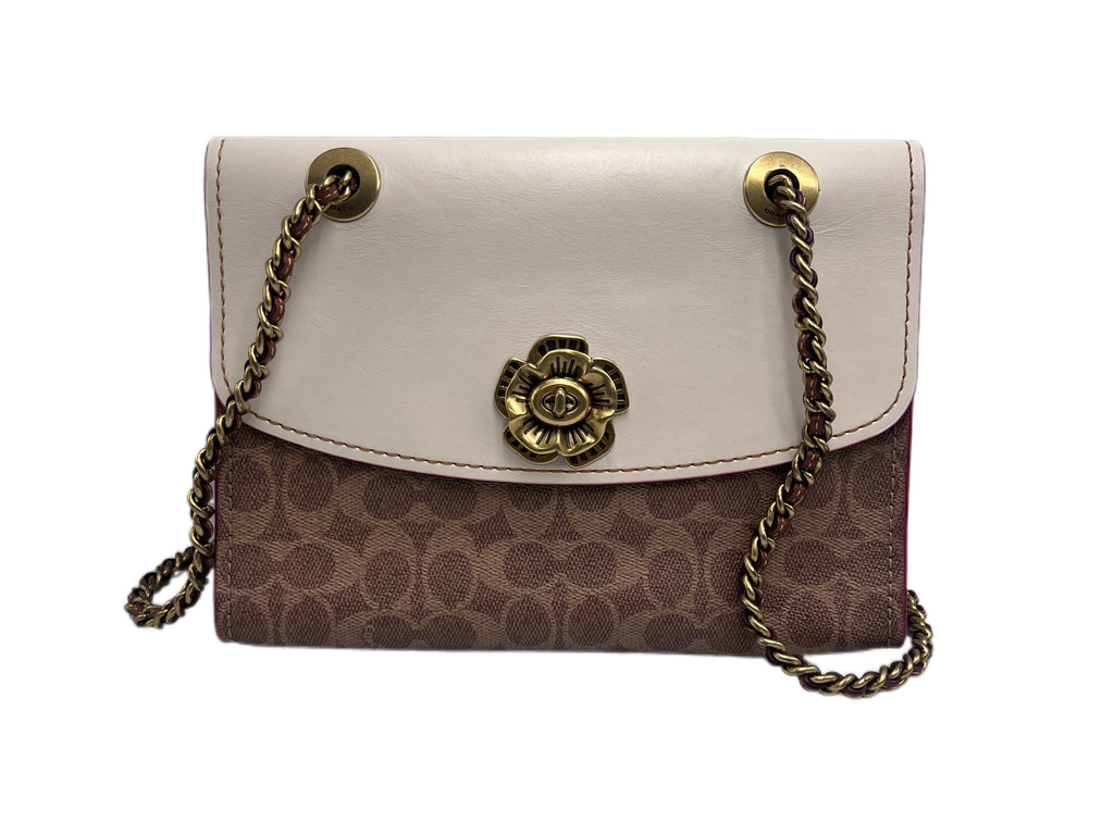 Coach Parker Signature Chain Shoulder Bag