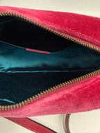 Gucci Velvet Matelass Small GG Marmont Camera Bag