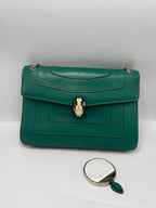 Bvlgari Serpenti Forever Crossbody Bag - Emerald Green Calf Leather