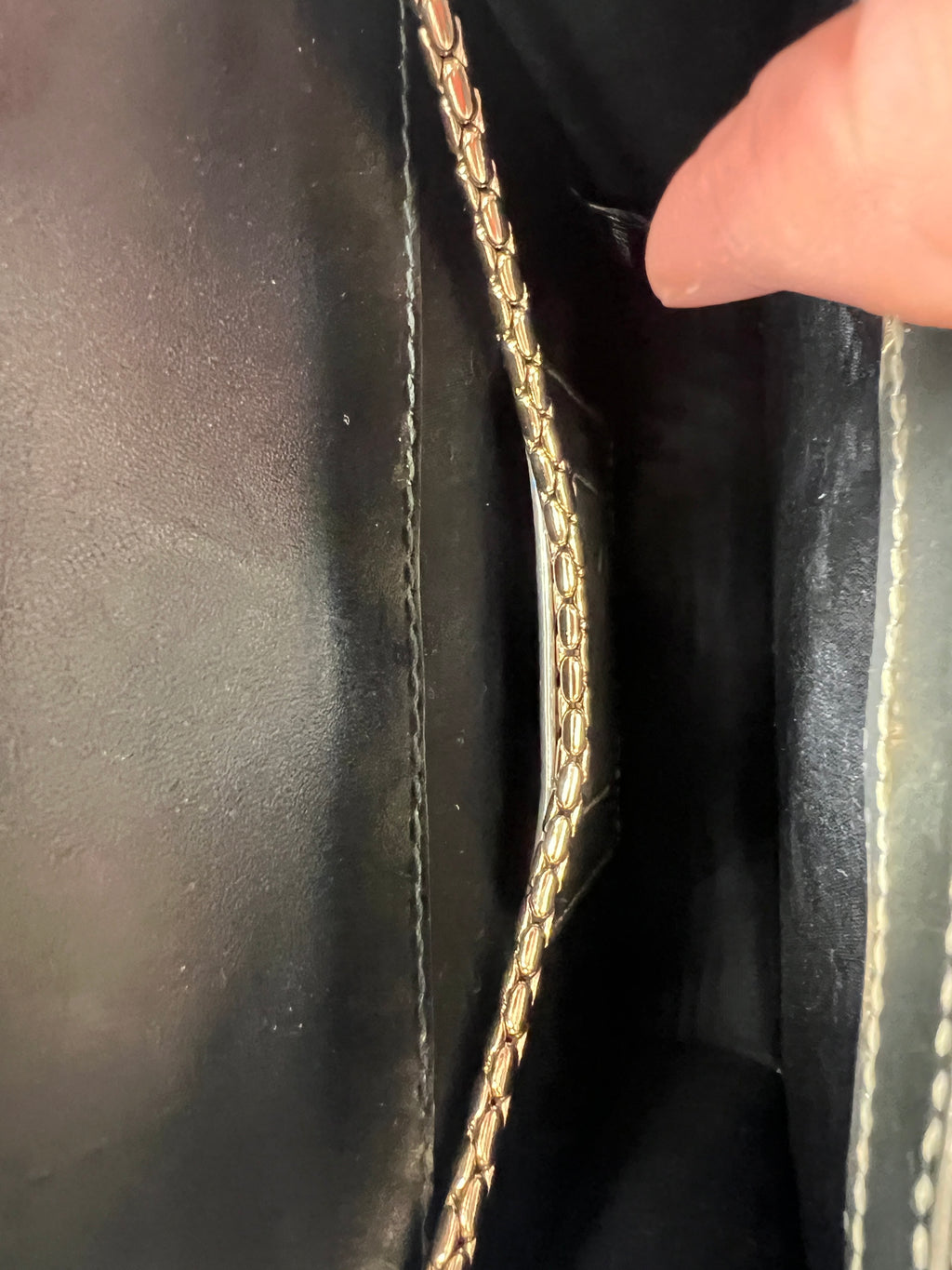 Bvlgari Serpenti Forever Bag in Silver Metallic Patent Leather with Jewel Head