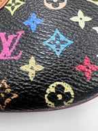 Louis Vuitton Monogram Multicolore Key Pouch / Pochette Clés in Black (Noir)