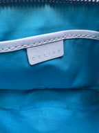 Celine Polka Dot Canvas Shoulder Bag