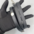 Fendi Mini "By The Way" Boston Bag in Black Leather with Multicolored Fur Pom-Poms