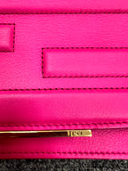 Fendi Baguette Chain Wallet Vitello Leather – Flamingo Pink