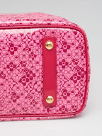 Louis Vuitton x Takashi Murakami Limited Edition Pink Shiny Leather Cosmic Blossom Tote GM