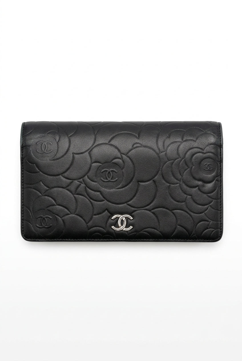 Chanel Black Lambskin Wallet
