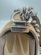 Chanel Beige Leboy Medium Crossbody Bag