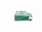 Chanel Green Tweed Clutch Crossbody Bag