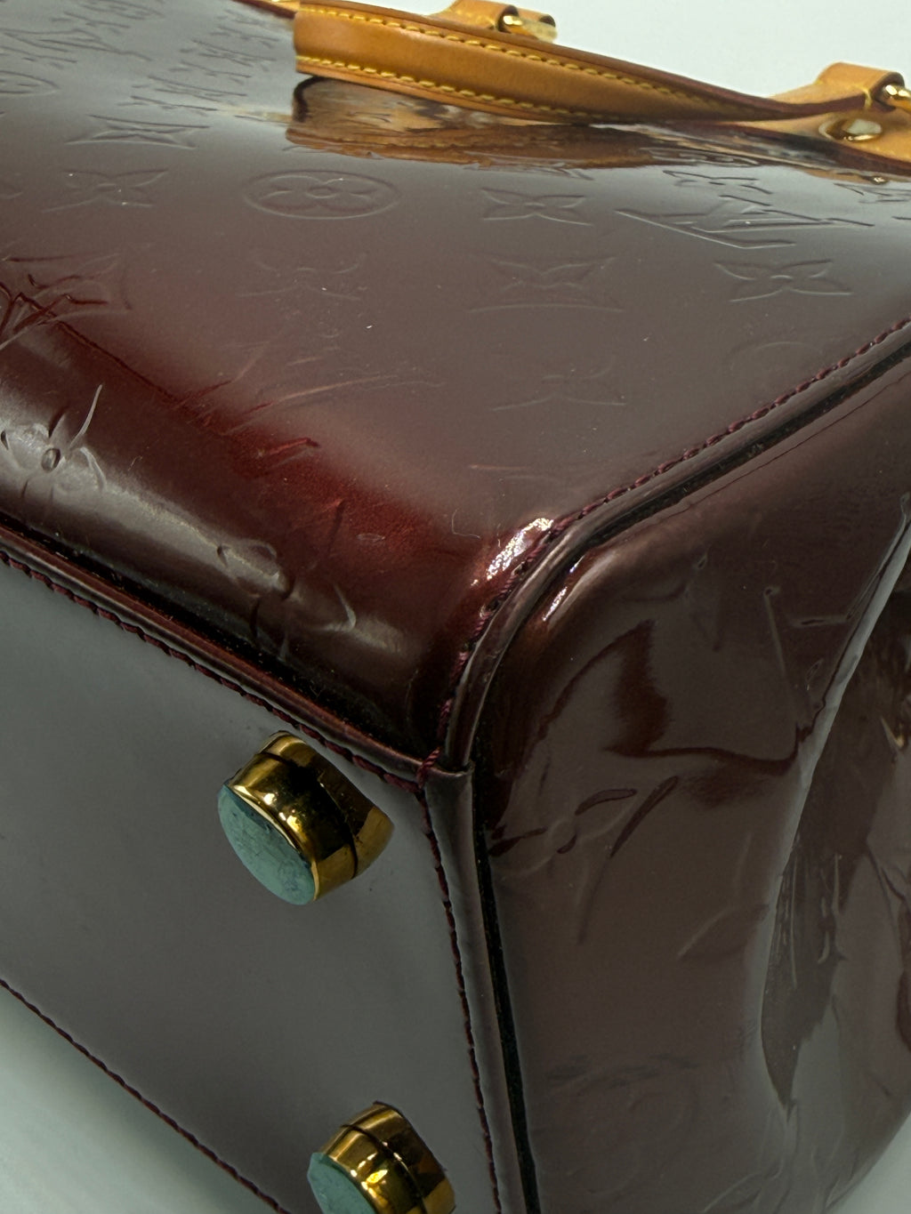 Louis Vuitton ( 2011 ) Brea MM Monogram Vernis Leather Bag – Cherry
