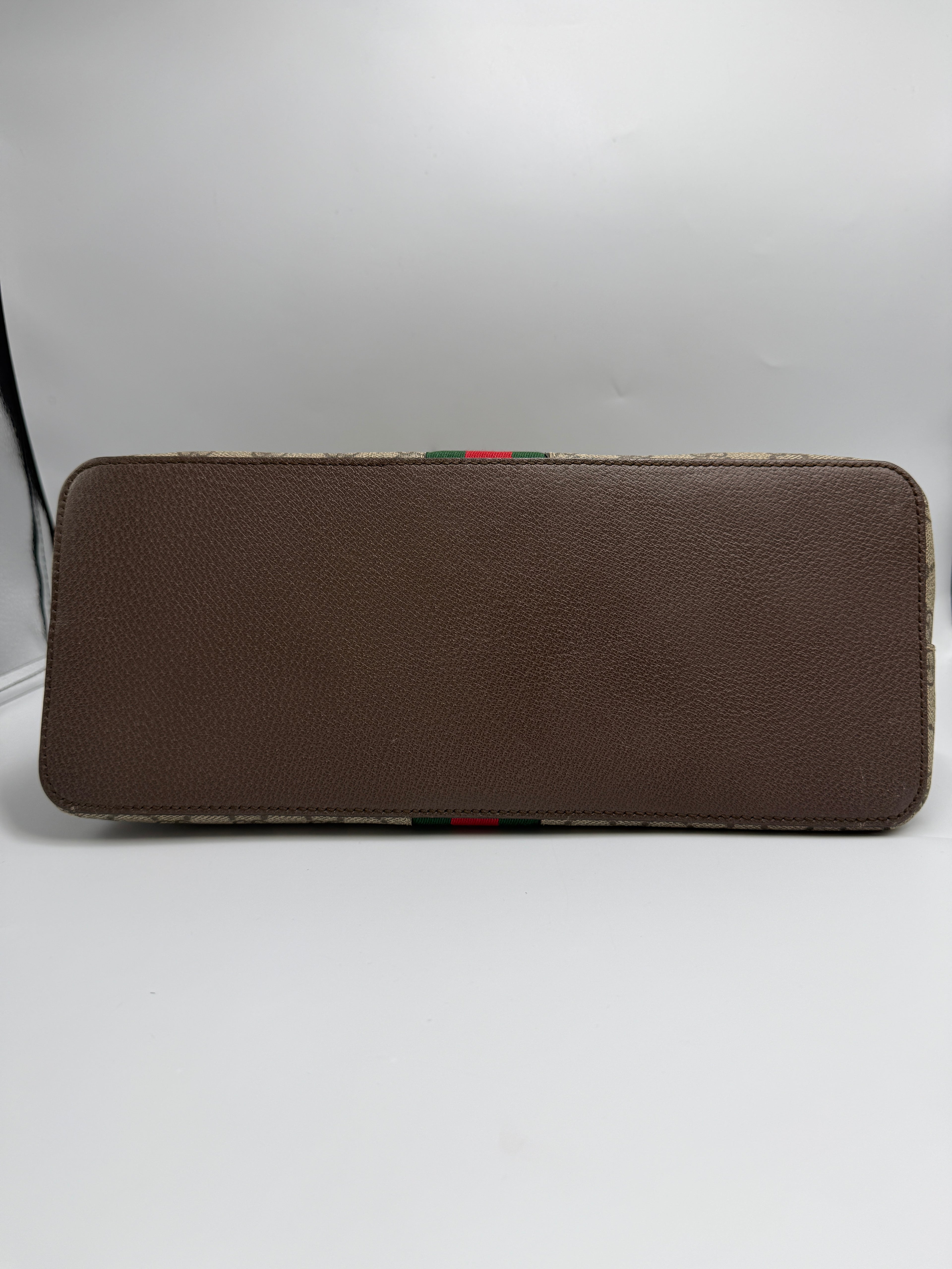 Gucci Ophidia Medium Dome Top Handle Bag in GG Supreme Canvas