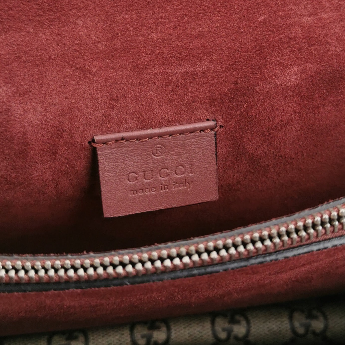 Gucci Dionysus GG Supreme Blooms Medium Shoulder Bag Red