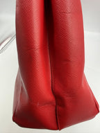 Prada Saffiano Lux Galleria Tote Bag - Red Leather (Pre-owned)