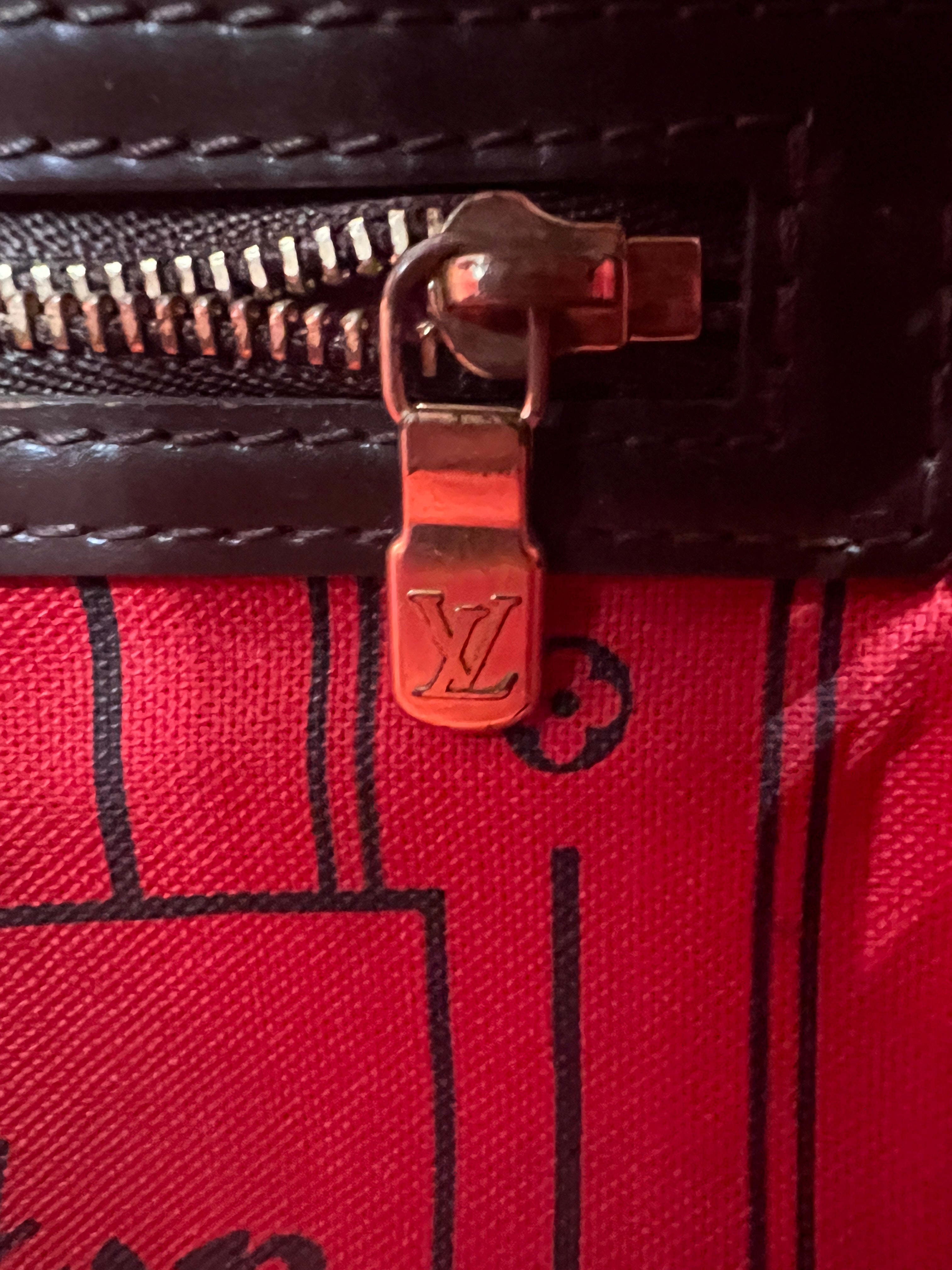 Pre-owned Louis Vuitton Neverfull PM Damiere EbeneTote