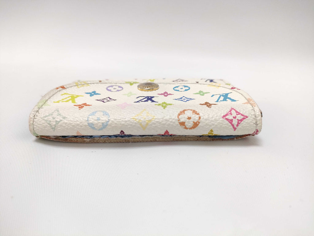 Louis Vuitton White Murakami Canvas Wallet
