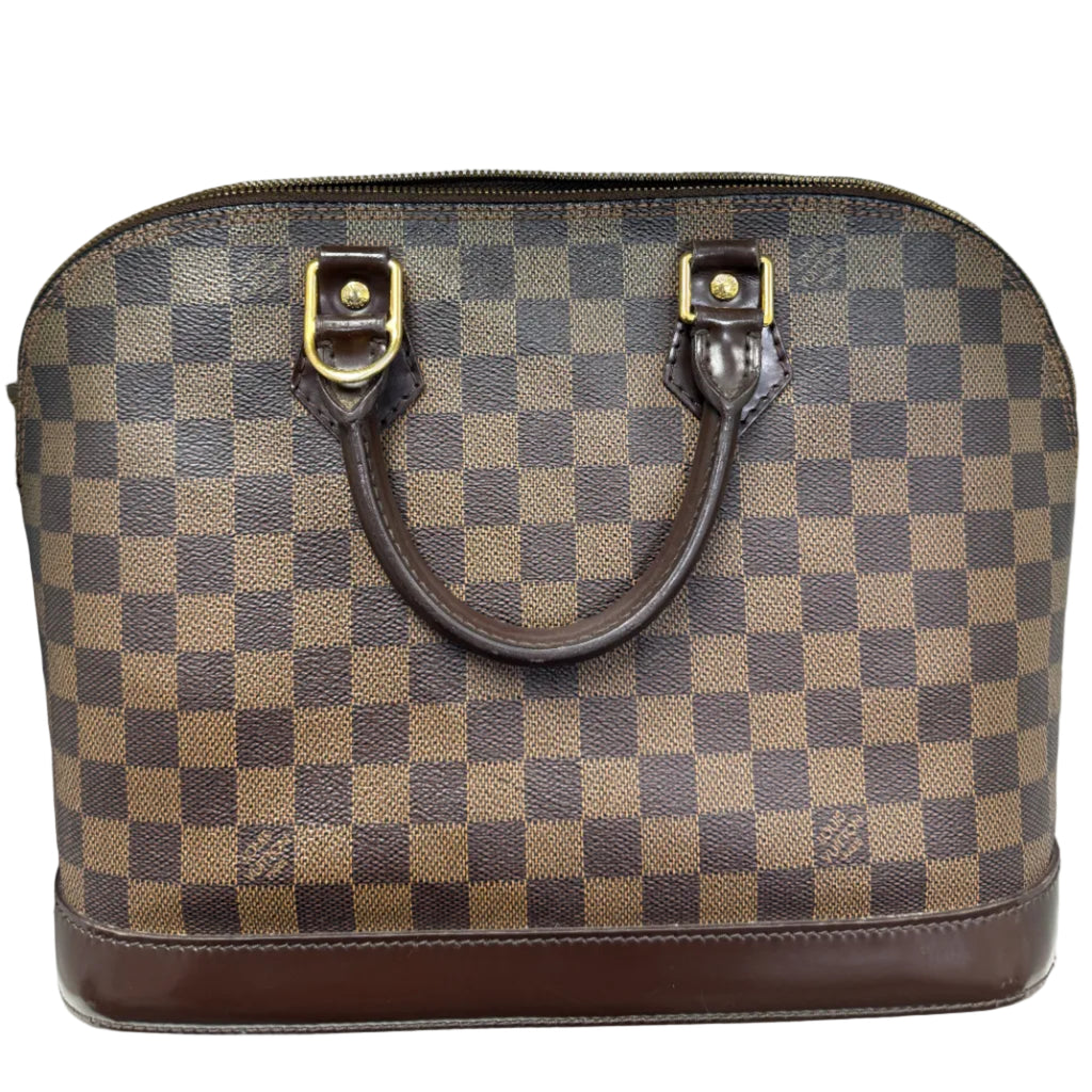 Louis Vuitton Alma PM in Damier Ébène Canvas