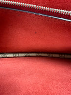 Gucci Dionysus GG Supreme Small Shoulder Bag with Red Suede Trim
