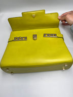 Delvaux Tempete Leather Handbag