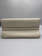 Prada Saffiano Cuir Small Double Bag (Monochrome) in Off-White / Chalk (Talco)
